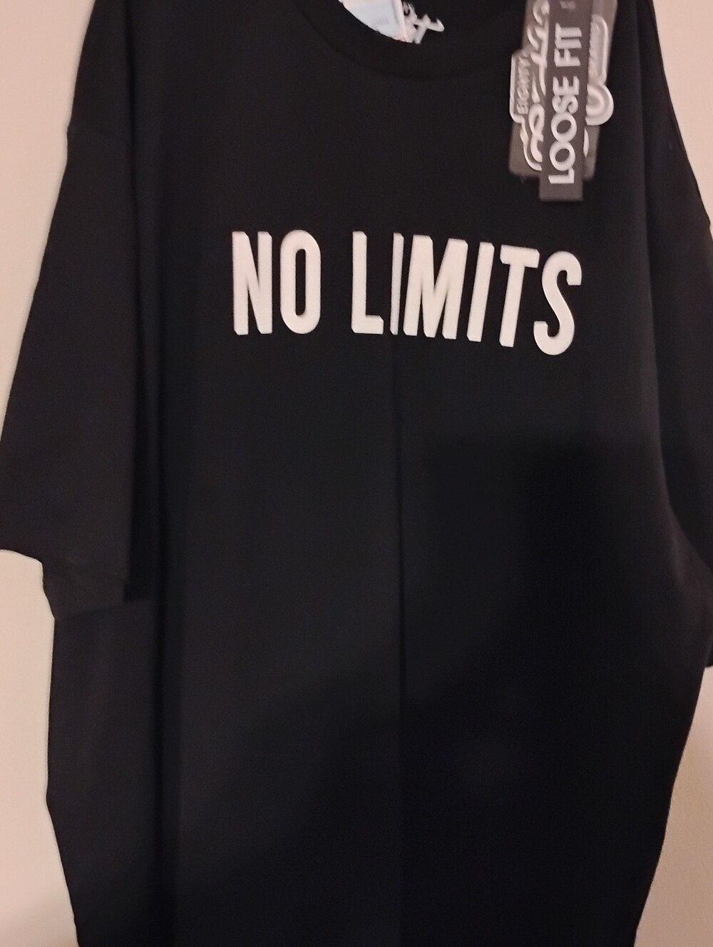 No Limits Black Graphic Tee